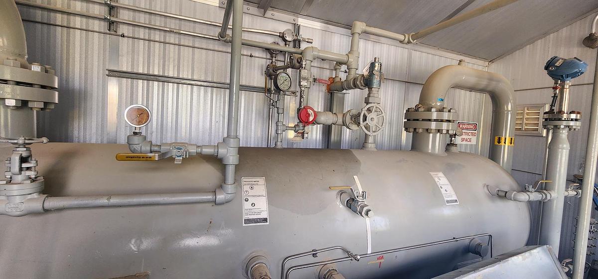 Used 2009 NWP 36" x 10' Horizontal Separator Package