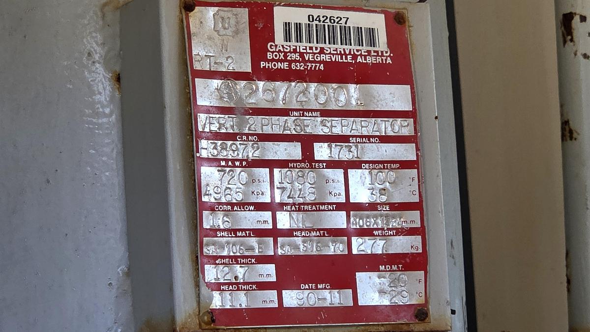 Used Gas Field Service