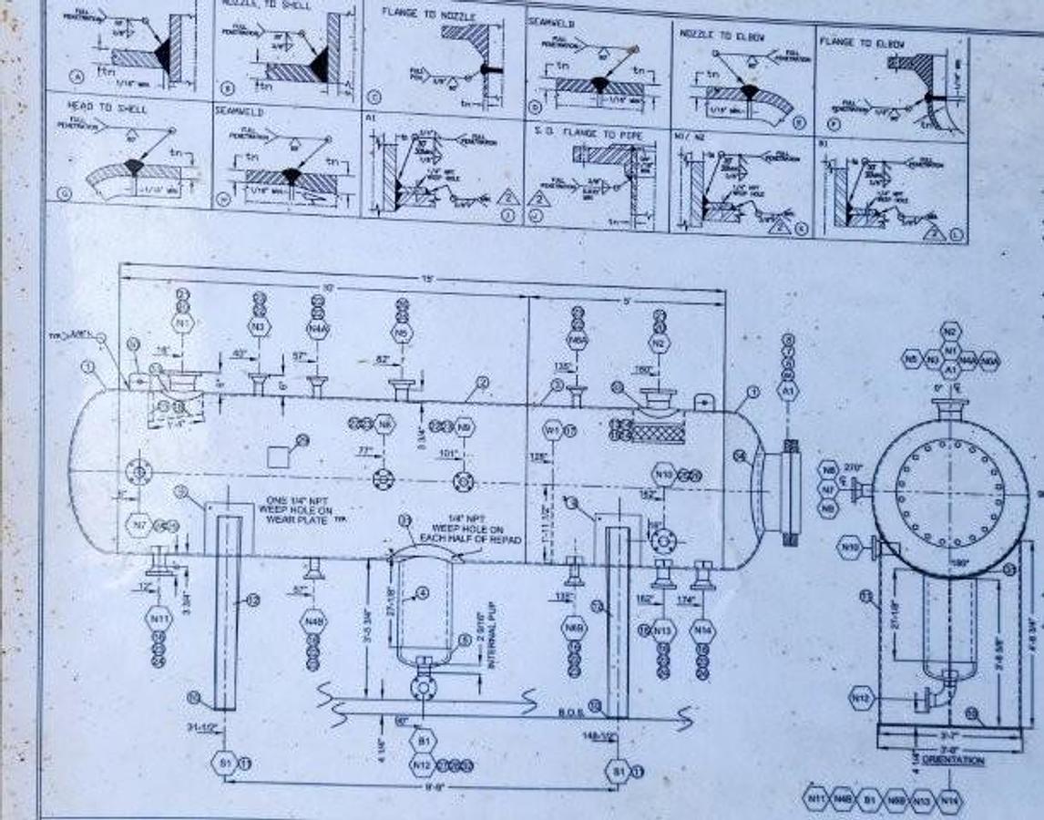 Used 2008 Access 48" x 15' Horizontal Separator Package