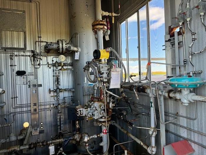 Used 24" Sweetening Skid w/ H20 Analyzer & 100bbl Tk