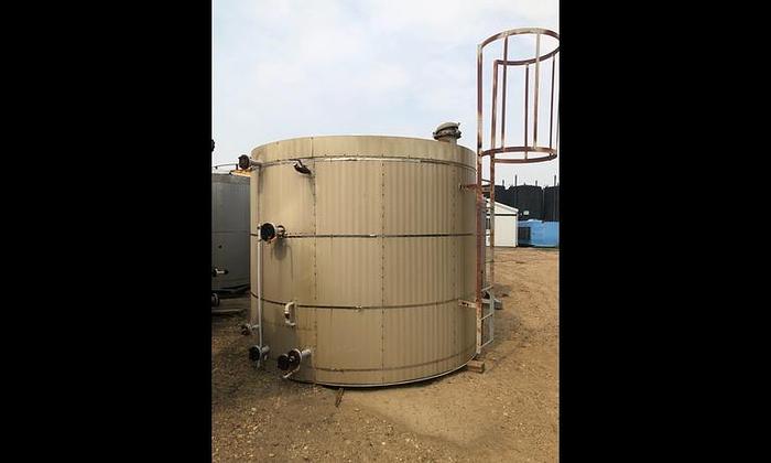 Used Single-Wall Cladded 100 BBL Tank