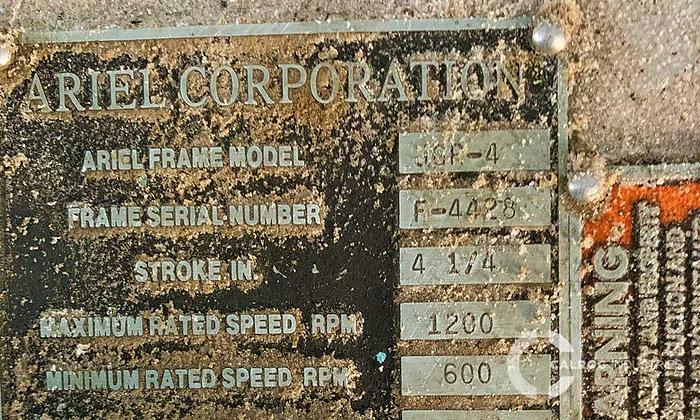Used Ariel JGR-4 Reciprocating Compressor Package