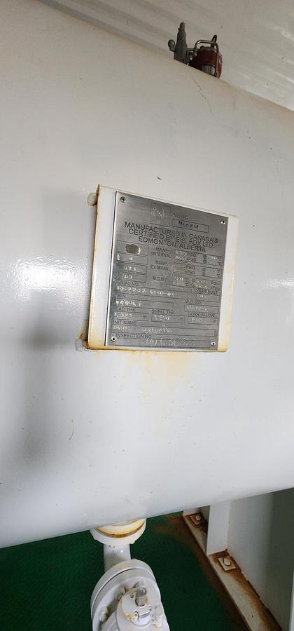 Used Weathorford 300 HP Quintuplex Plunger Pump Package with Horizontal Inlet Separator