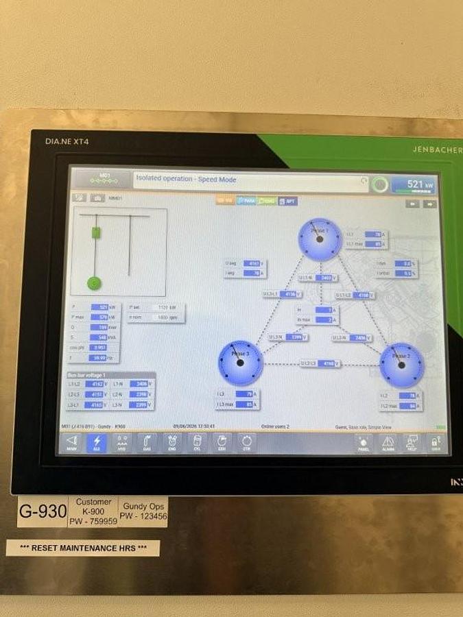 Used 2012 GE Jenbacher JGS-416