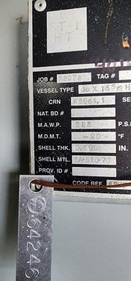 Used 2008 Access 48" x 15' Horizontal Separator Package