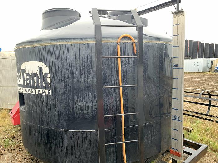 Used 100bbl Dbl Walled, Skidded Plastic Tanks (Qty: 10)
