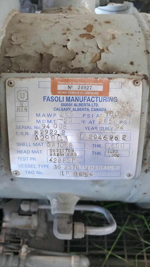 Used Fasoli Manufacturing