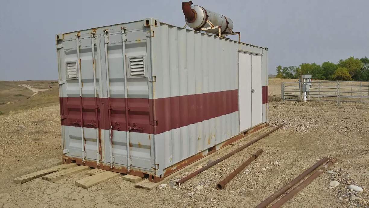 Used Cummins 250 kW Natural Gas Generator in 20' Sea Can