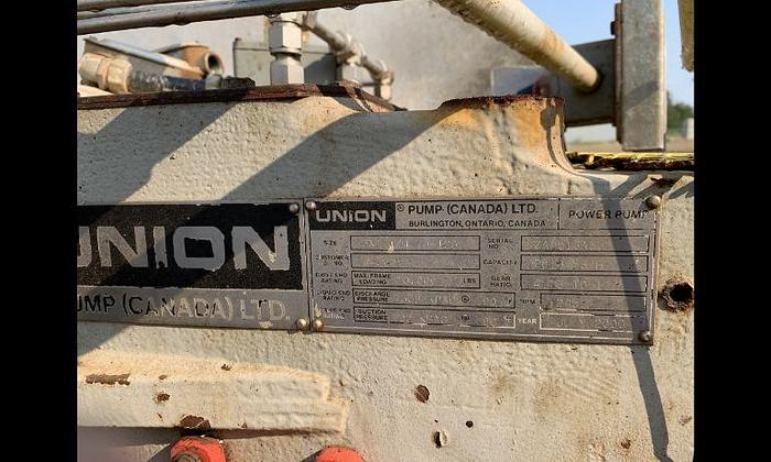 Used Union TD-120 Triplex Pumps