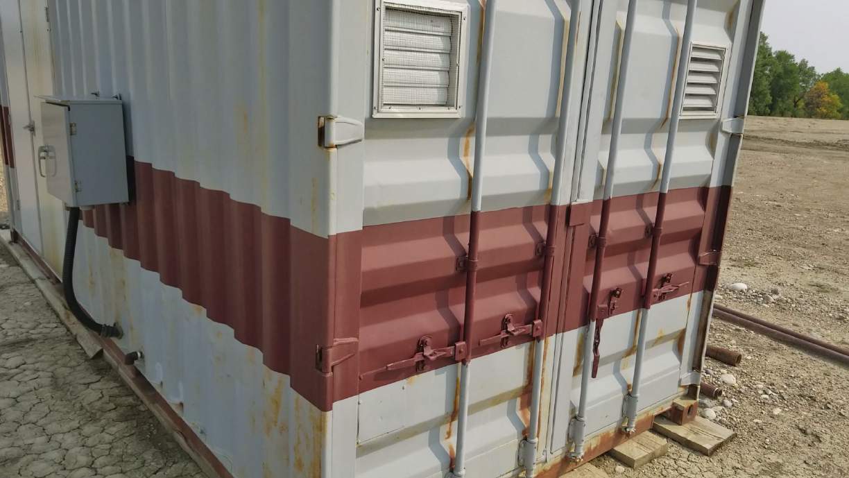 Used Cummins 250 kW Natural Gas Generator in 20' Sea Can
