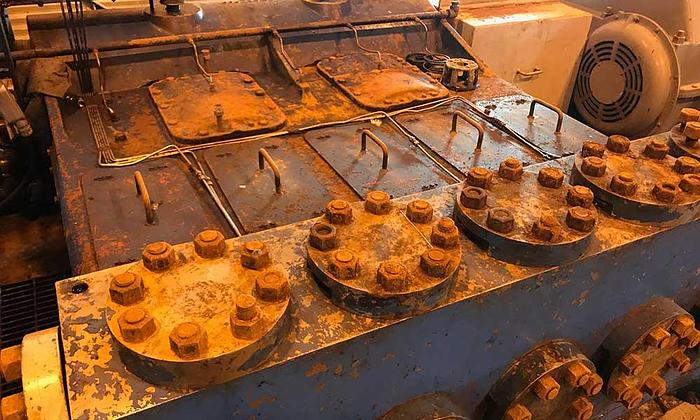 Used National Oilwell 630Q-8L Quintuplex Plunger Pumps