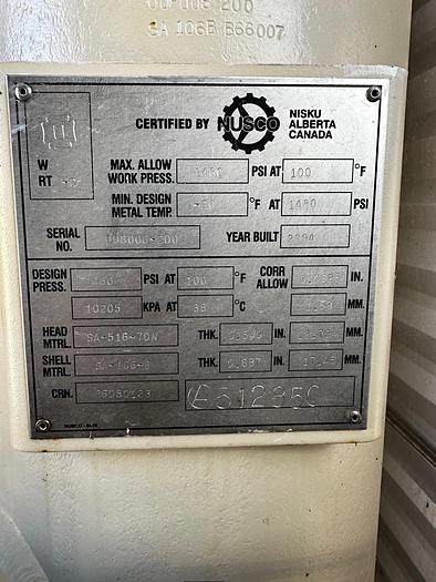Used 60BBL Dbl Walled with Separator Package & 100gal Methanol Tank