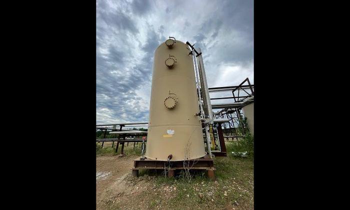 Used Vent Gas Sweetening Tank