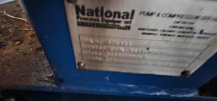 Used 2011 FMC 100 HP Triplex Pump Package