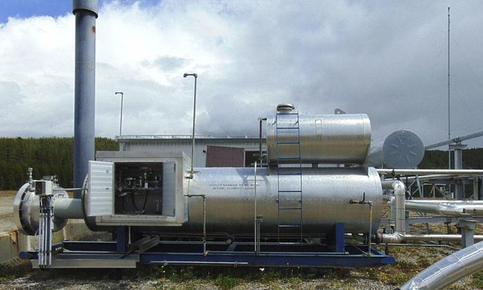 Used Rushton 1.5 MMBTU/hr Hot Oil Heater