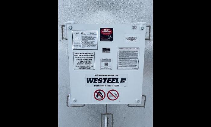 Used 64″ x 20′ 3000 USG Double Walled Sump Tanks