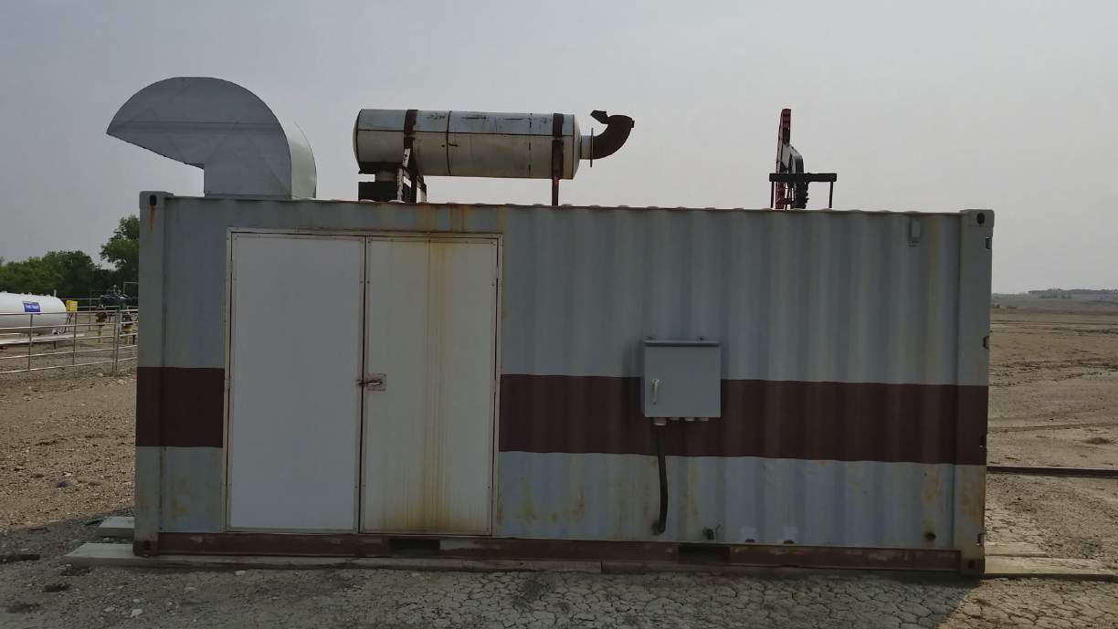 Used Cummins 250 kW Natural Gas Generator in 20' Sea Can