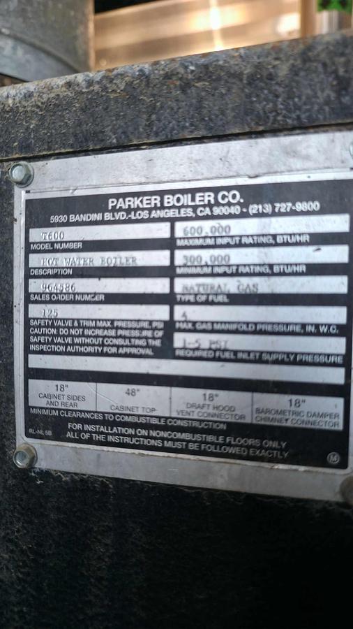 Used Parker Boiler Co.