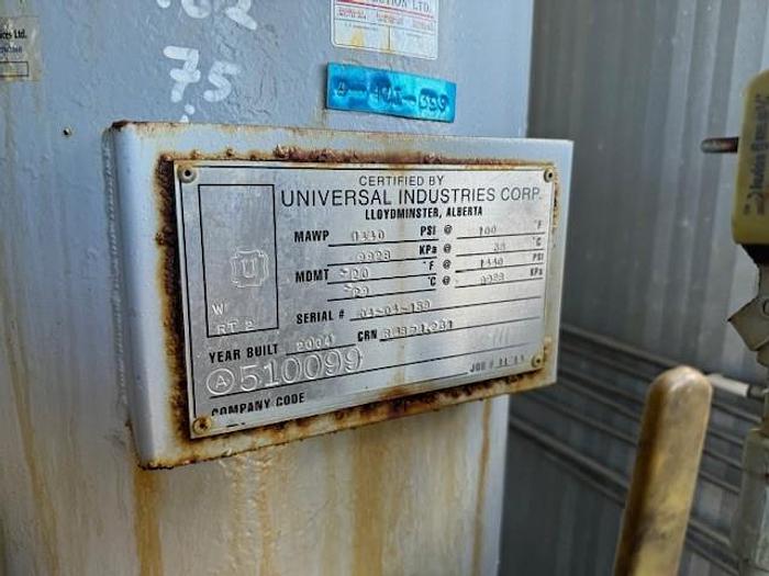 Used 24" Sweetening Skid w/ H20 Analyzer & 100bbl Tk