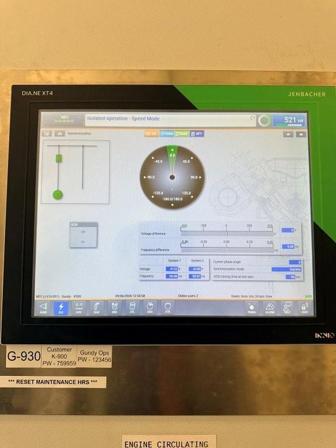 Used 2012 GE Jenbacher JGS-416