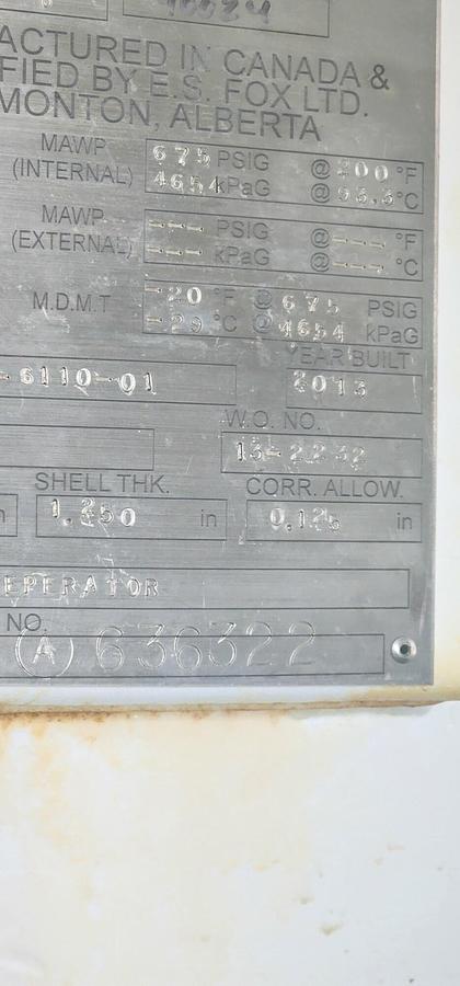 Used Weathorford 300 HP Quintuplex Plunger Pump Package with Horizontal Inlet Separator