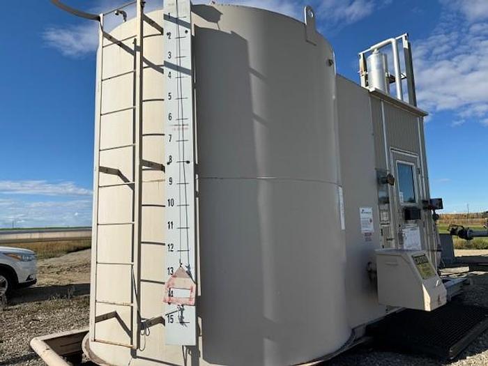 Used 24" Sweetening Skid w/ H20 Analyzer & 100bbl Tk