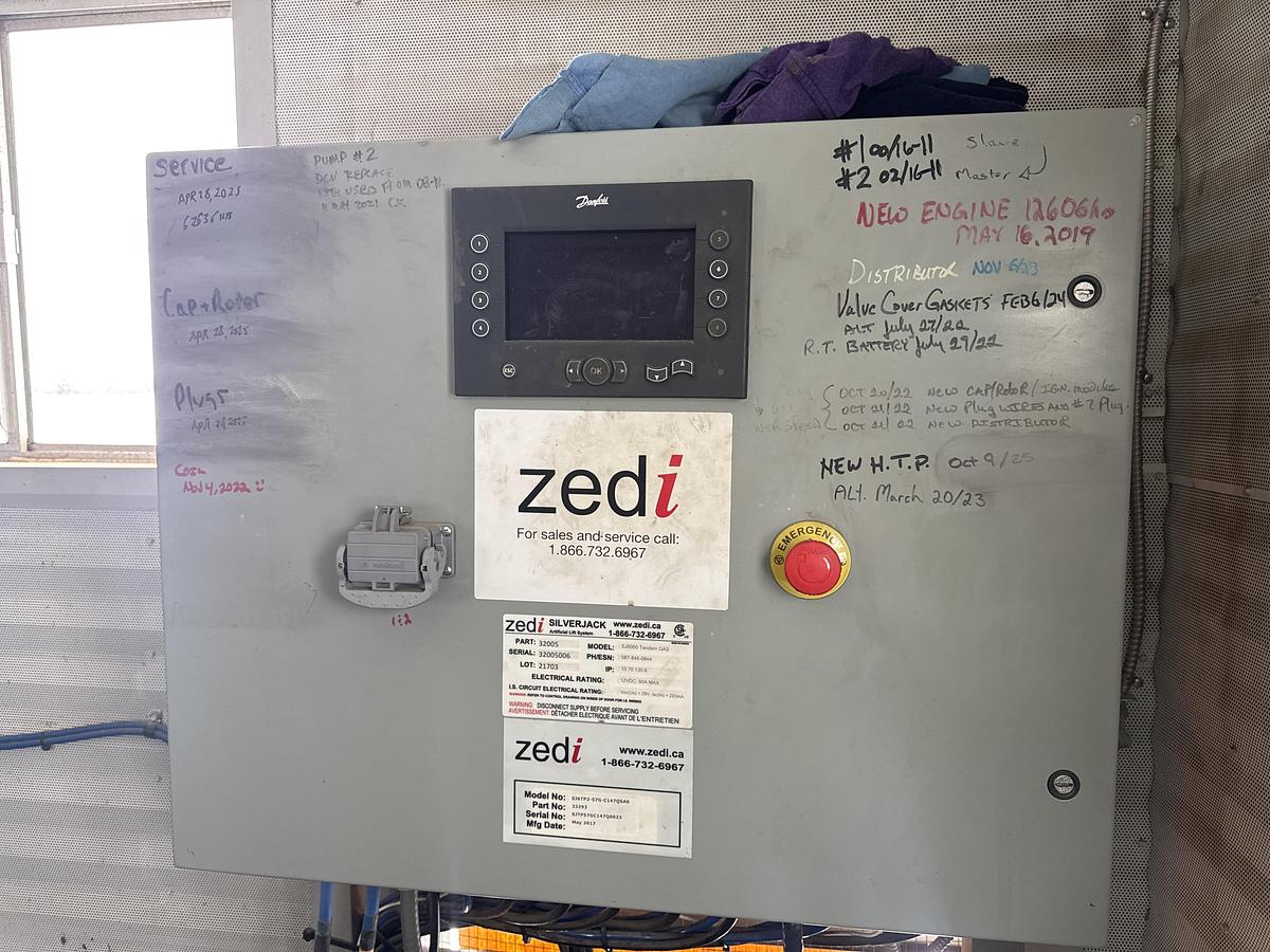 Used Zedi SJ6000 Tandem Gas Pump Jack Artificial Lift System