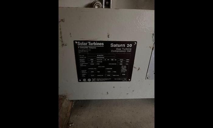 Used Solar Turbines Compressor Set