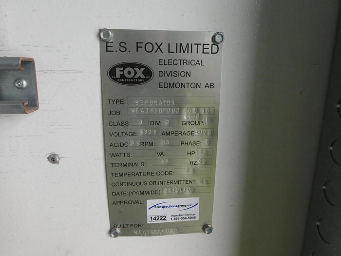 Used 2014 Weatherford WS 300 Quintuplex Pump Package