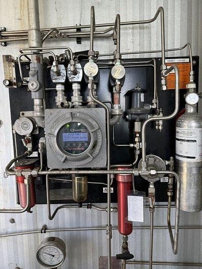 Used 24" Sweetening Skid w/ H20 Analyzer & 100bbl Tk