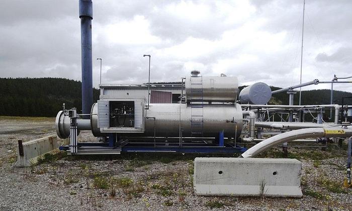 Used Rushton 1.5 MMBTU/hr Hot Oil Heater