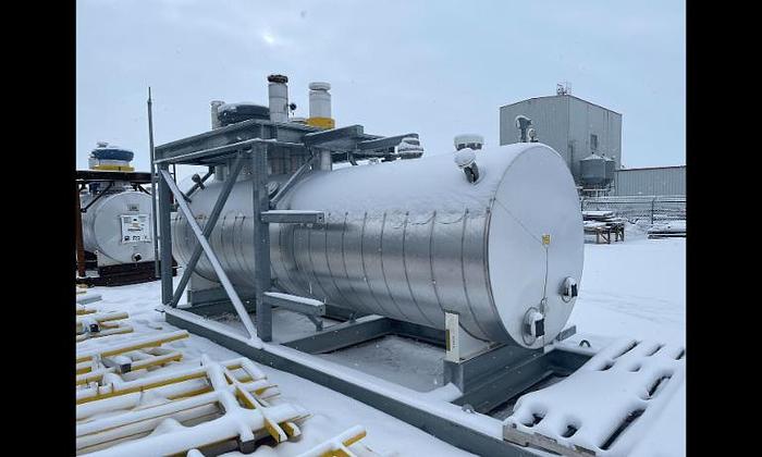 Used 64″ x 20′ 3000 USG Double Walled Sump Tanks