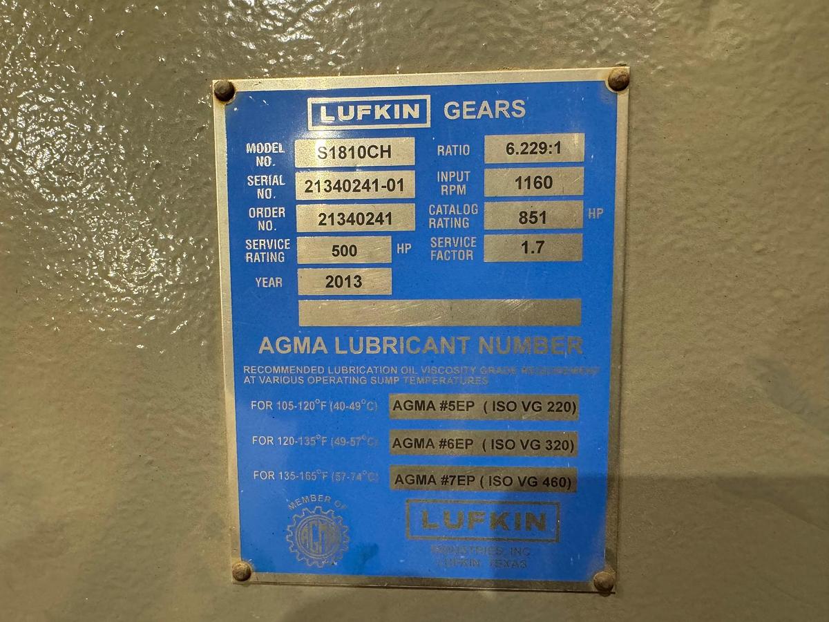 Used 2013 Lufkin Speed Decreased Gearbox