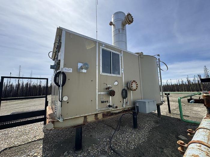 Used 24" Sweetening Skid w/ H20 Analyzer & 100bbl Tk