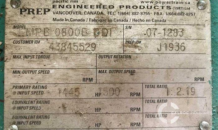 Used CAT 3516 Howden Screw Compressor