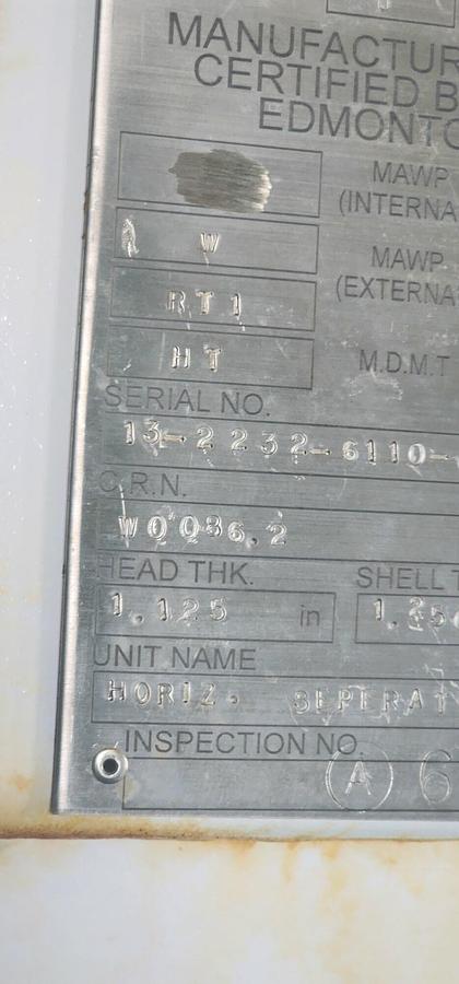 Used Weathorford 300 HP Quintuplex Plunger Pump Package with Horizontal Inlet Separator