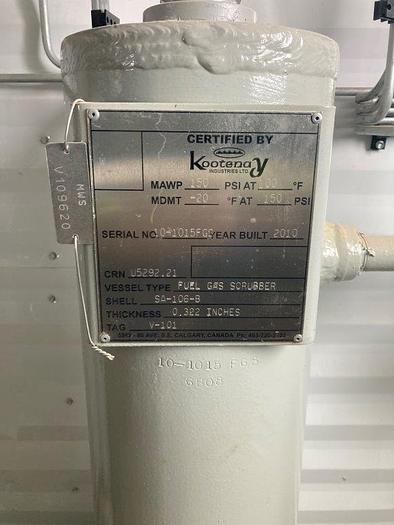 Used 60″ 720psi Horizontal Separator