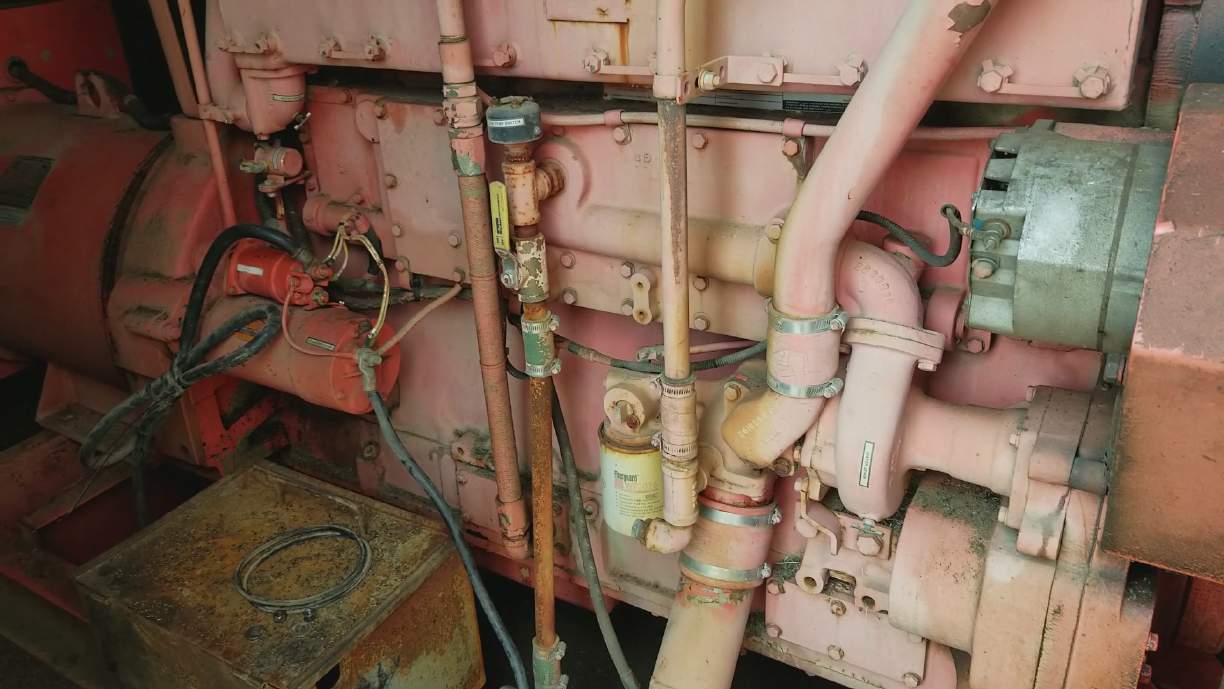 Used Cummins 250 kW Natural Gas Generator in 20' Sea Can