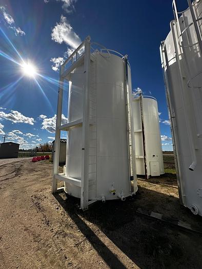 Used 400bbl Internally Coated Single Walled & Skidded Tanks