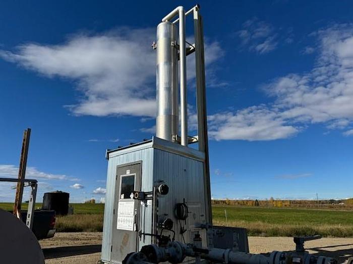 Used 24" Sweetening Skid w/ H20 Analyzer & 100bbl Tk