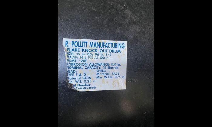 Used 3 x Flare Knock Outs