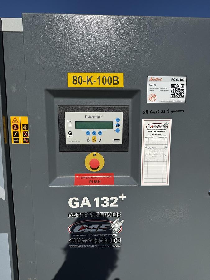 Used 2010 Atlas Copco GA132