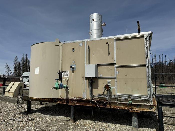 Used 24" Sweetening Skid w/ H20 Analyzer & 100bbl Tk