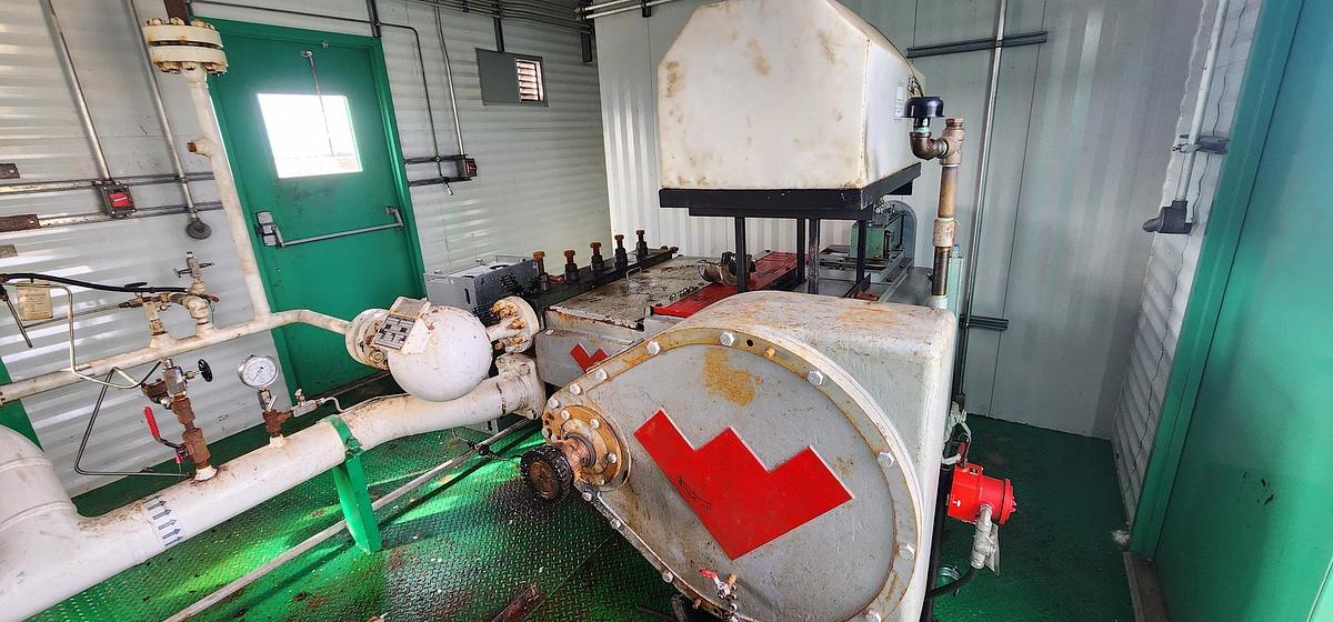 Used Weathorford 300 HP Quintuplex Plunger Pump Package with Horizontal Inlet Separator