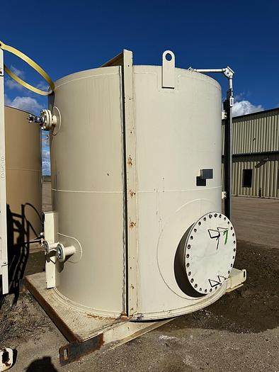Used 60BBL Double Walled Internally Coated with Lower Skid