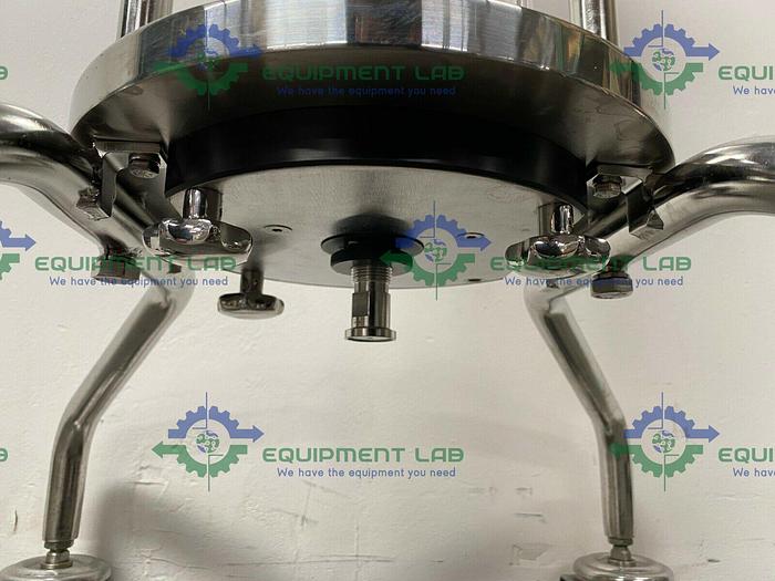Used Millipore QuikScale 8.2 Liter Acrylic Chromatography Column on Wheels
