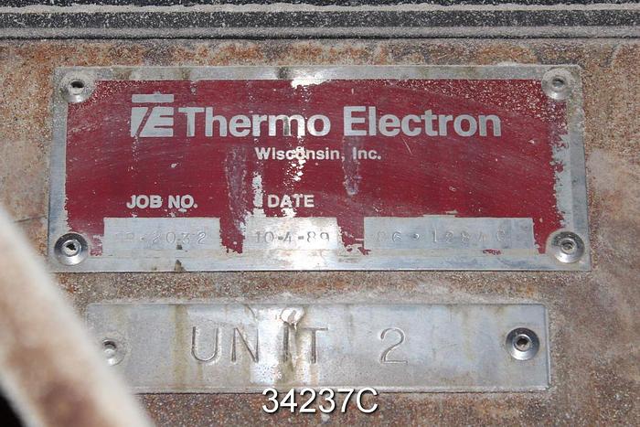 Used Thermo Electron 86-1284G Direct Fixed Hot Air Heated Dryers #34237