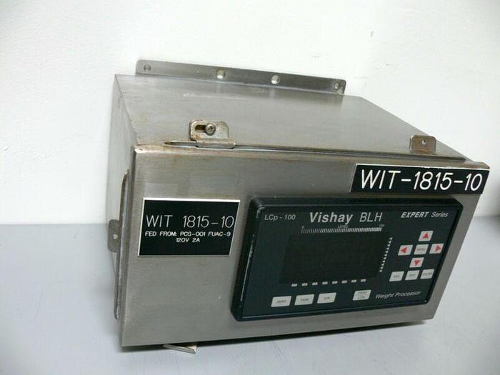 For parts or not working Vishay BLH LCp-100 Expert Series Weight Processor In Stainless Steel Enclosure