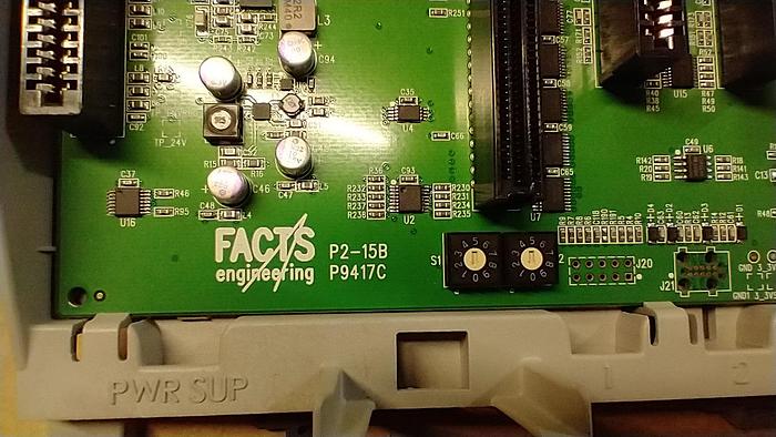 Used AUTOMATION DIRECT P2-15B base 15 slot rail mount productivity 2000 GH113