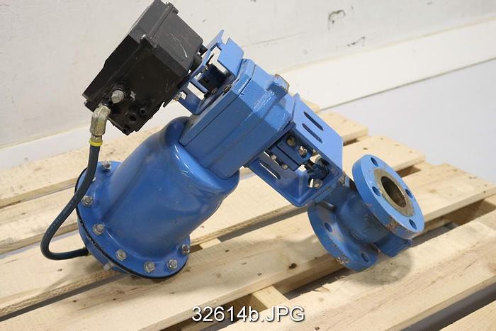 Used Neles Jamesbury R21CB02DCJA 2.5" V-Ball Control Valve #32614